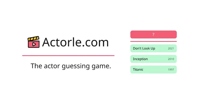 Actorle 공식 소개 이미지
