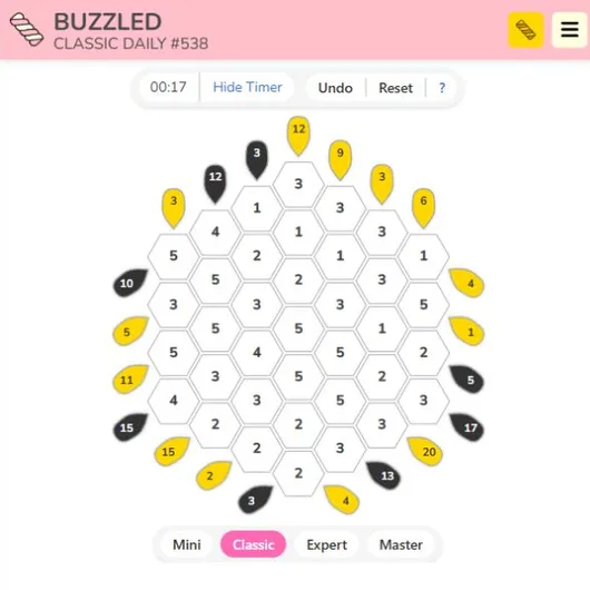 Buzzled 공식 사이트 화면
