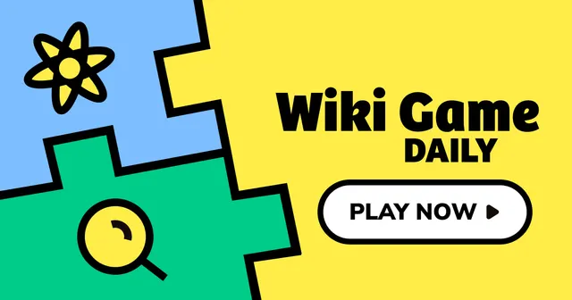 The Wiki Game Daily 공식 소개 이미지